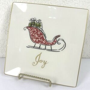 222 Fifth NATALA Replacement Party Plate Joy Sleigh 7-1/4 In